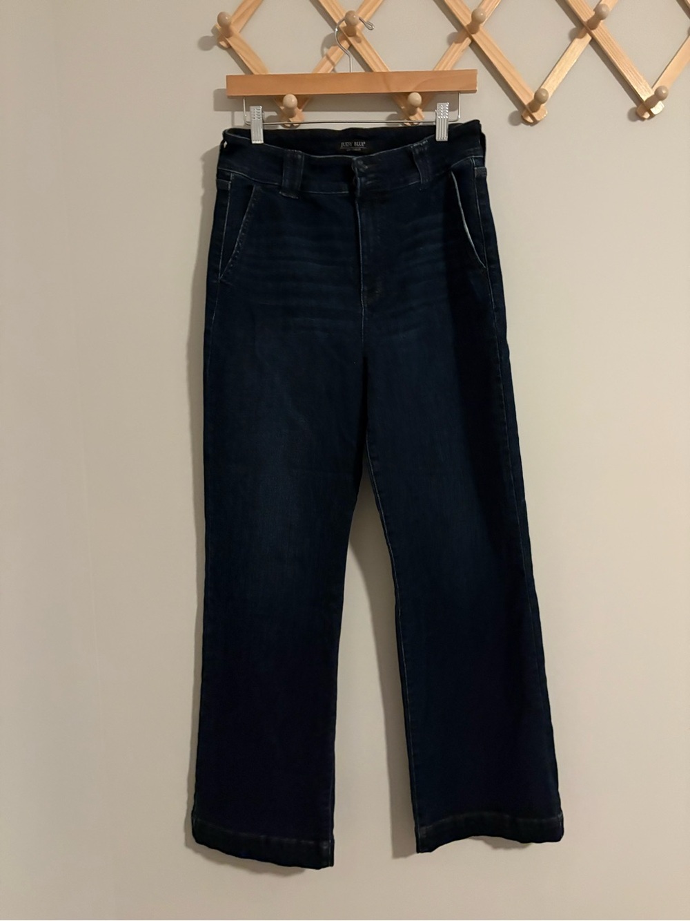 Judy Blue Dark Wash Wide Leg Jeans size 30